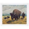 Image 1 : Charles Frace, Bison, Offset Lithograph