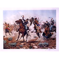 Joe Ruiz Grandee, Death to Long Knives, Lithograph