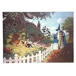 Brothers Hildebrandt, The Wizard's Visit, Lithograph