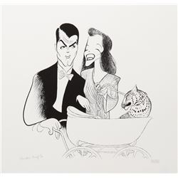 Al Hirschfeld, Bringing Up Baby, Lithograph