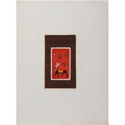 Mireille Kramer, Egyptian Theme 3, Aquatint Etching