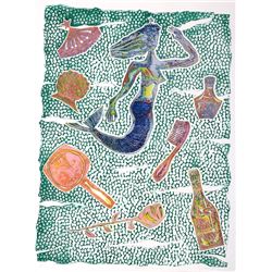 Sheila Goloborotko, Oferenda a Yemanja,Intaglio Aquatint Etching
