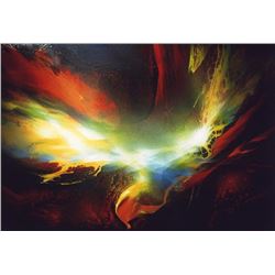 Leonardo Nierman, Cosmic Wind, Acrylic Painting