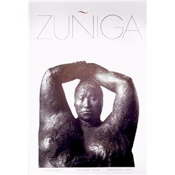 Francisco Zuniga, Poster for the Exhibition at Sindin Gallery, NY, Poster