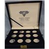 Image 1 : National Fishing Grand Slam silver coin collection, 12 pc. Set