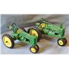 Image 1 : ERTL John Deere Model A & Model H tractors (2), 1/16 scale