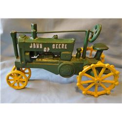John Deere GP cast iron tractor, 7"h x 12"l