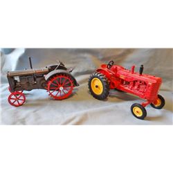 Massey Harris Model 44 & TC tractors (2), 1/16 scale