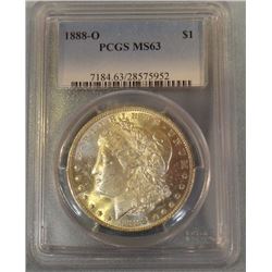 1880 O Morgan, PCGS MS 63