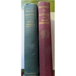 2 books: Theodore Roosevelt,  A Typical American, 1901, Charles Eugene Banks & Leroy Armstrong, Roun