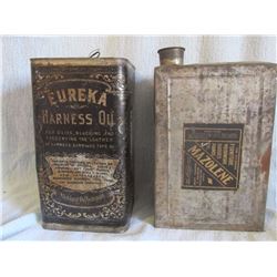 Eureka Oil & Mazolene  signs