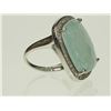 Image 2 : #2-STERLING SILVER LARGE CHALCEDONY RING
