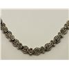 Image 1 : #16-STERLING SILVER MARCASITE NECKLACE