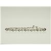 Image 1 : #27-STERLING SILVER DIAMOND BRACELET