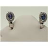 Image 1 : #34-ST. SILVER SAPPHIRE EARRINGS & RING