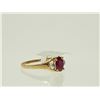 Image 2 : #47-10K GOLD RUBY & DIAMOND RING