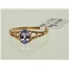Image 1 : #48-14K GOLD TANZANITE RING