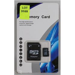 NEW 32 GB MICRO SD MEMORY CARD WITH ADAPTOR