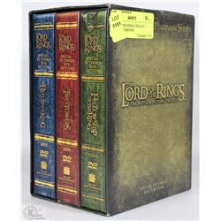 LORD OF THE RINGS TRILOGY EXTENDED EDITION