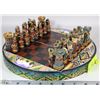 Image 1 : HAND CARVED CHESS SET FROM PERU