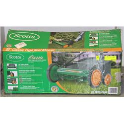 SCOTTS 20" CLASSIC PUSH WITH GRASS CATCHER INCLUDED