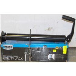 LOT OF 2 REESE UTILITY JACKS-ONE IS MISSING PARTS
