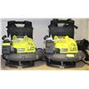 Image 1 : LOT OF 2 BACK PACK BLOWERS- 1 IS SEIZED