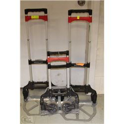 LOT OF 3 MAGNA FOLD UP CART DOLLIES