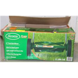 SCOTTS 14" TURF PUSH REEL MOWER-ON CHOICE