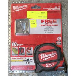 MILWAUKEE 25' TAPE MEASURE-ON CHOICE
