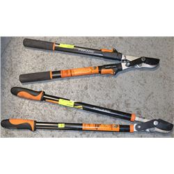 LOT OF 2 FISKARS TREE & SHRUB CUTTERS