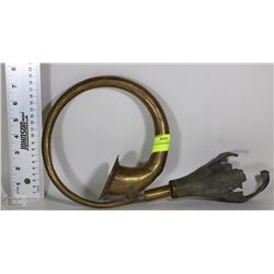 ANTIQUE HANDMADE BRASS CAR HORN