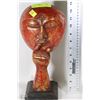 Image 1 : HEAD IN HAND SCULPTURE 13"TALL 6" WIDE