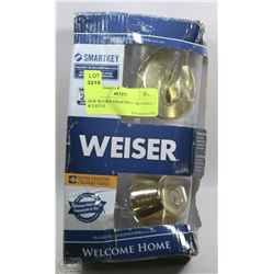NEW WEISER SMART KEY DEADBOLT W/2 KEYS
