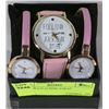 Image 1 : LOT OF THREE FASHION WATCHES