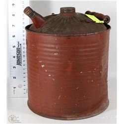 VINTAGE METAL GAS CAN