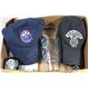 Image 1 : BOX W/OILER'S SIGNED CAP, SONS OF