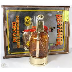 VINTAGE BEEFEATER SERVING TRAY OR WALL HANGING