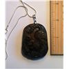 Image 1 : NEPHRITE JADE TIGER PENDANT ON CHAIN