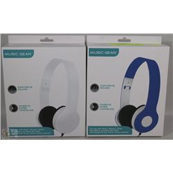 2 NEW MUSIC GEAR  HEADPHONES WITH EXPLOSIVE SOUND