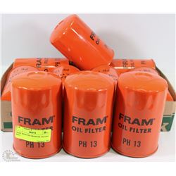 TRAY WITH TEN FRAM OIL FILTERS PH13