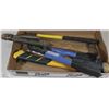 Image 1 : TRAY WITH HAMMERS,AXES AND BOW CLIPPERS