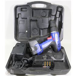 CAMPBELL HAUSFELD 18V DRILL WITH 2 BATTERIES,