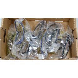 FLAT OF 9 PAIRS OF SAFETY GLASSES