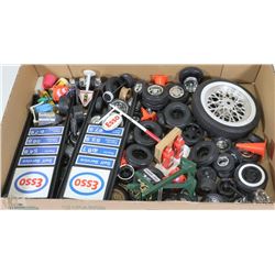 FLAT OF ASSORTED MODEL CAR AND TRUCK WHEELS AND
