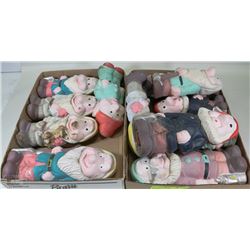 TWO FLATS OF GARDEN ORNAMENTS