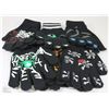 Image 1 : 6PACK OF GLOW IN THE DARK HALLOWEEN GLOVES