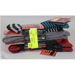 3 PACK MENS HEAT WAVE SOCKS