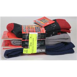 3 PACK MENS HEAT WAVE SOCKS