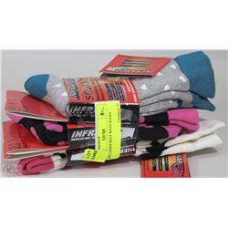 3 PACK LADIES HEAT WAVE SOCKS